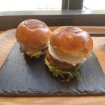 ランプライトブックスカフェ - ハンバーガー