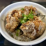 なか卯 - 唐揚げ丼(並)