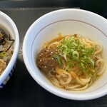 なか卯 - 冷やし坦々うどん(小)