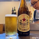 Teishoku To Horoyoi Shouga Yakiya - 赤星 瓶ビール