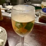 そっ啄いな村 - （前菜）季節野菜のゼリー寄せ胡麻ソース