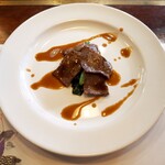 鉄板焼 ステーキ ぼんて - 牛タンの鉄板焼マデラソース