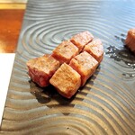 Teppanyaki Suteki Bonte - 厳選黒毛和牛サーロインとフィレステーキ食べ比べ 100g