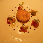 ラ・ベ - フォアグラのテリーヌ　ミルキュイ