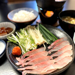 ぼら納屋 - 金目鯛しゃぶしゃぶ　秋冬寒い時期にピッタリ