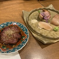炭火焼鳥 いこか - お造り四種