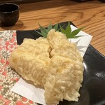 居酒屋 尊美 - とうもろこしのかき揚げ