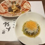 やす多” - 熊本産黒毛和牛と付合わせ