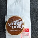 ふなじ うしほ屋菓子店 - 生どら パッケージ