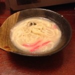 九州博多もつ鍋 居酒屋　むかしや - はい、おまちどう…最後はこれだね、やっぱ