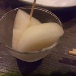 縁家 - 2013.9. 口直しにいただいた梨♪