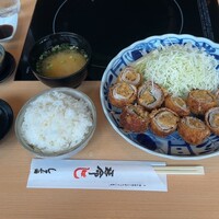 銀座しゃぶ通 マロニエゲート店 - ごまたれしゃぶカツセット10個分