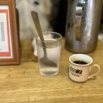 ライスカレー ぺろり - ミニアイスコーヒーのサービス