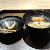 御料理 ふじ田 - 鱧 蓮根餅