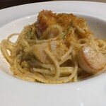 アランチーノ OSAKA - ホタテが入ってるパスタ