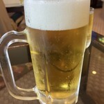 大垣サウナ 御食事処 - 生ビール