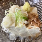 大垣サウナ 御食事処 - 冷奴