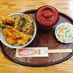 Tempura Aduma - みに天丼 ¥800（税込）