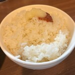 侍 - ライスにニンニク＆豆板醤