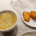 MASA’S KITCHEN - セットのスープとイカのフリット
