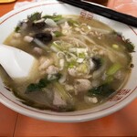 中華料理 喜楽 - 肉スープ　¥450