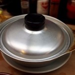 本家鳥好 - スープ豆腐はアルミの小鍋で出てくる