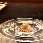 ファイ - 塩水ウニの冷製フェデリーニ
