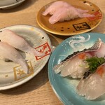 回転寿司 鮮 - くえ　美味い　すずき　くろだい美味い