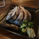 Tachinomi Asakusa Sharemon - 炙り〆鯖刺し
