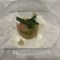 リストランテ ラ チャウ - バジルの冷製スパゲッティ