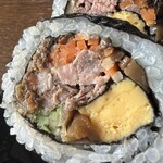 黒毛和牛 腰塚 精肉店 - 肉太巻き　1,150円