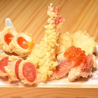 A Tempura bar that strives for the ultimate lightness of creative Tempura