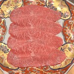 神戸焼肉 金虎 - 神戸牛 焼きしゃぶ 香味ポン酢
            ミスジ