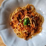 Fisherman style ragu spaghetti