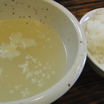 石原ラ軍団 - 冷やし生醤油・黄金麵・・・スープ