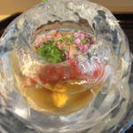 氷器、高級食材にところてん