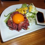 牛刺し　ユッケ風