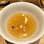 中華蕎麦 とみ田 - 冷やしのスープ割り