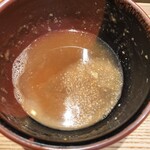 中華蕎麦 とみ田 - スープ割り