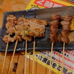 やきとり工房 - とり串、アスパラ巻き、砂肝