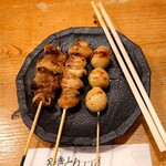 やきとり工房 - 私のお気に入りやきとり　ベスト３
      とり皮、ぼんち、うずら