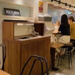 ショーグンバーガー - 返却はここに