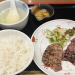 Gyuutan Yaki Sendai Hemmi - サービス牛たん定食 ¥1,100-