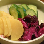 福島屋 - 漬物盛合せ 