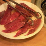 焼肉 山水苑 - ランチの「ハラミ」（冷凍薄切り）