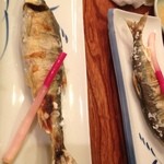 男鹿半島 - 子持ち鮎美味！初めて食べた〜