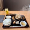 炭焼ダイニングちかき - 野菜たっぷり 和牛ハンバーグ定食¥1100。