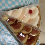 キル フェ ボン グランフロント大阪店 - 桃のタルト／いちじくのタルト