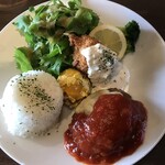 かもだ珈琲 - ミックスプレートランチ