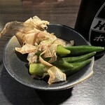 串焼亭ねぎ - オクラの浅漬け　190円×２